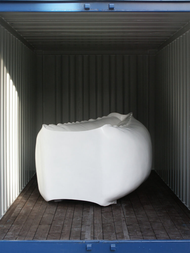 Flügel 2006 Gips 200x120x160cm