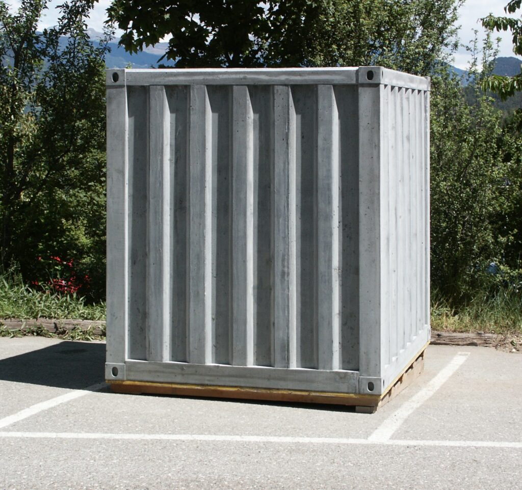 Container 2006 Stahlbeton 225x225x232cm